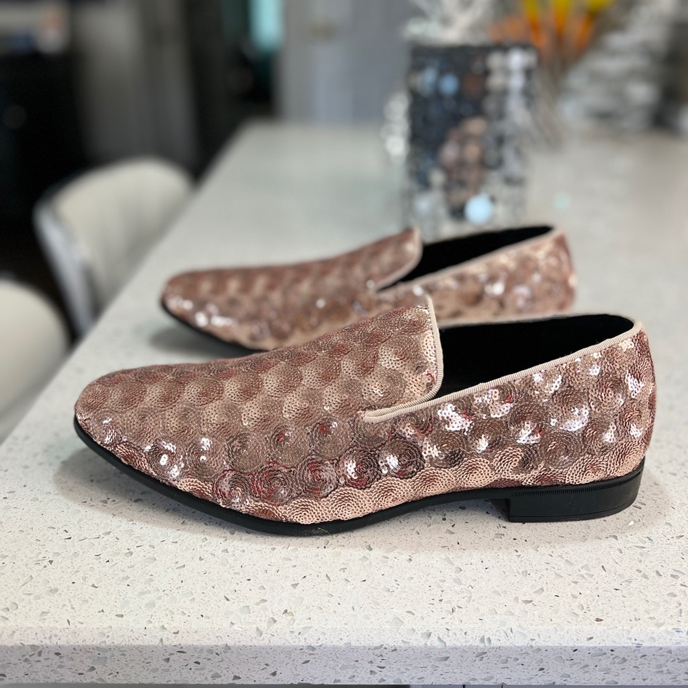 Rose Gold Men Loafers
